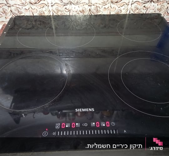 כיריים חשמליות עם כפתורי מגע ותצוגה דיגיטלית